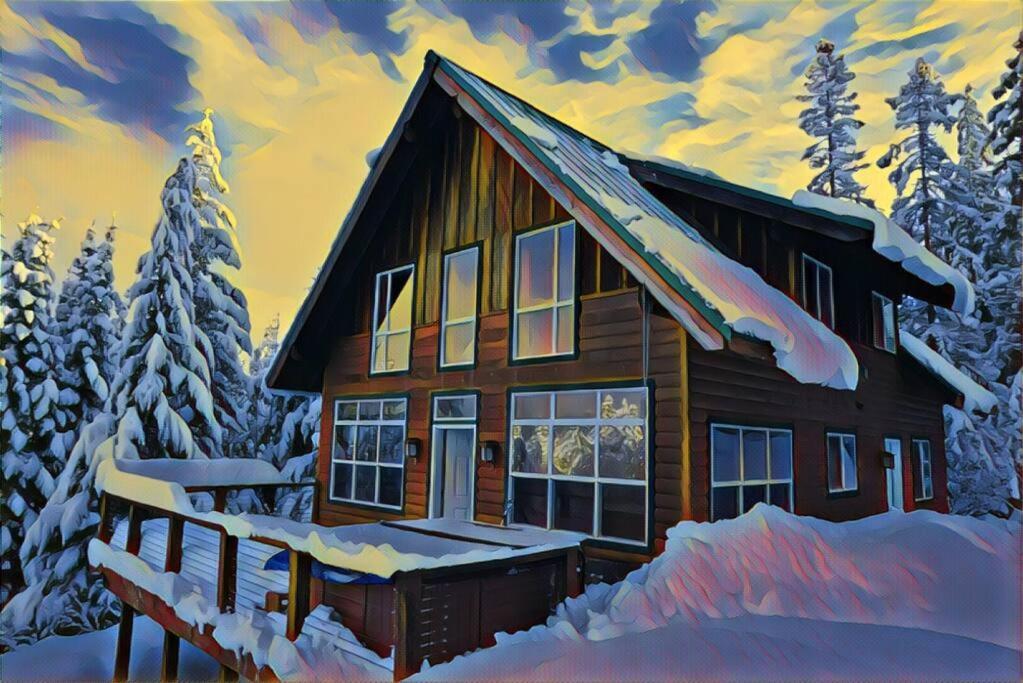 Hot Tub Cool Views: Roaring Creek Cabin Leavenworth Exterior photo